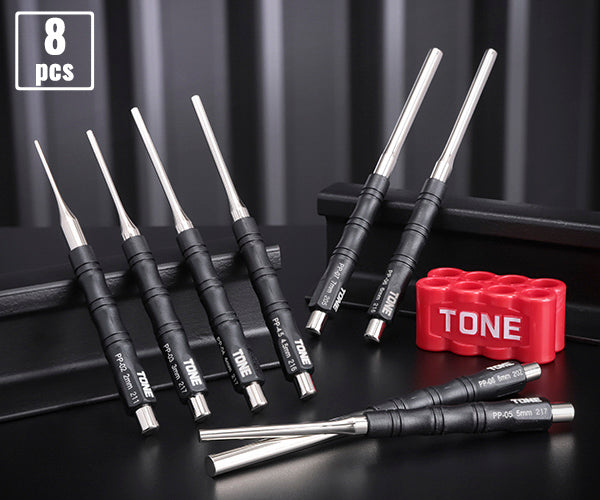 TONE ピンポンチセット ビニールパック入り 8点セット (PP800P