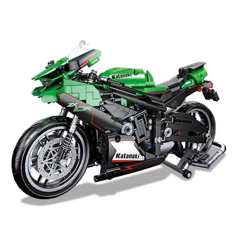 MOC 91023 Kawasaki Ninja ZX-10R Building Blocks Toy