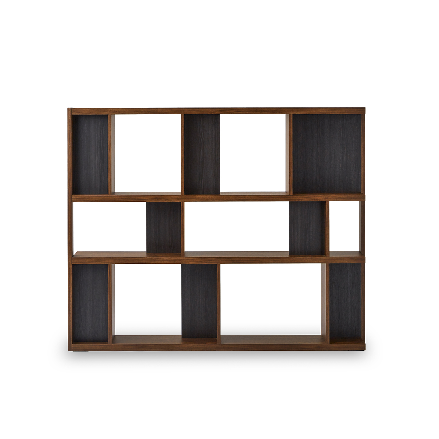 シェルフ「ローナ」幅180cm ハイタイプ WN ウォールナット色 | 【公式