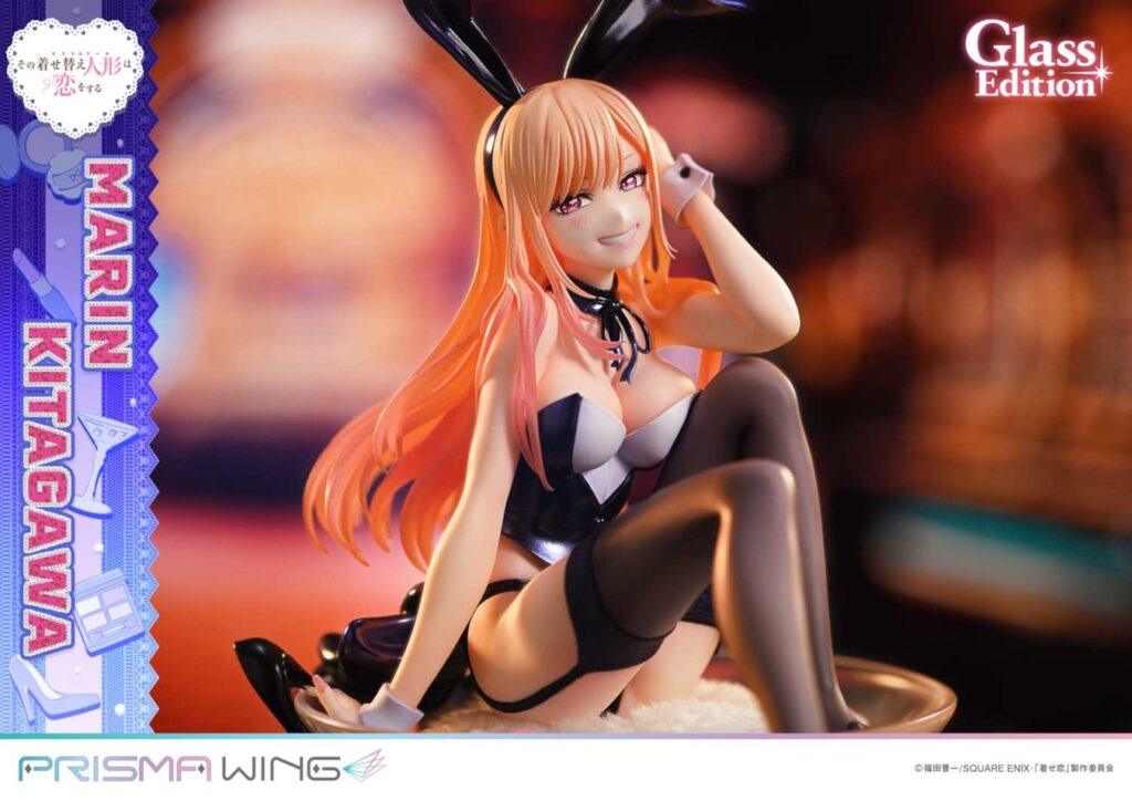 着せ恋』バニースーツ姿の喜多川海夢が“グラスに乗って”フィギュア化