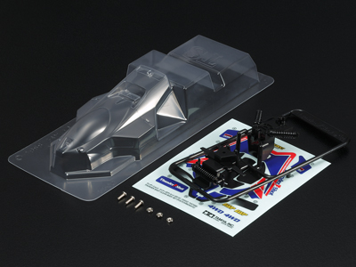 GP.502 サンダーショット クリヤーボディセット（ポリカ）: ミニ四駆