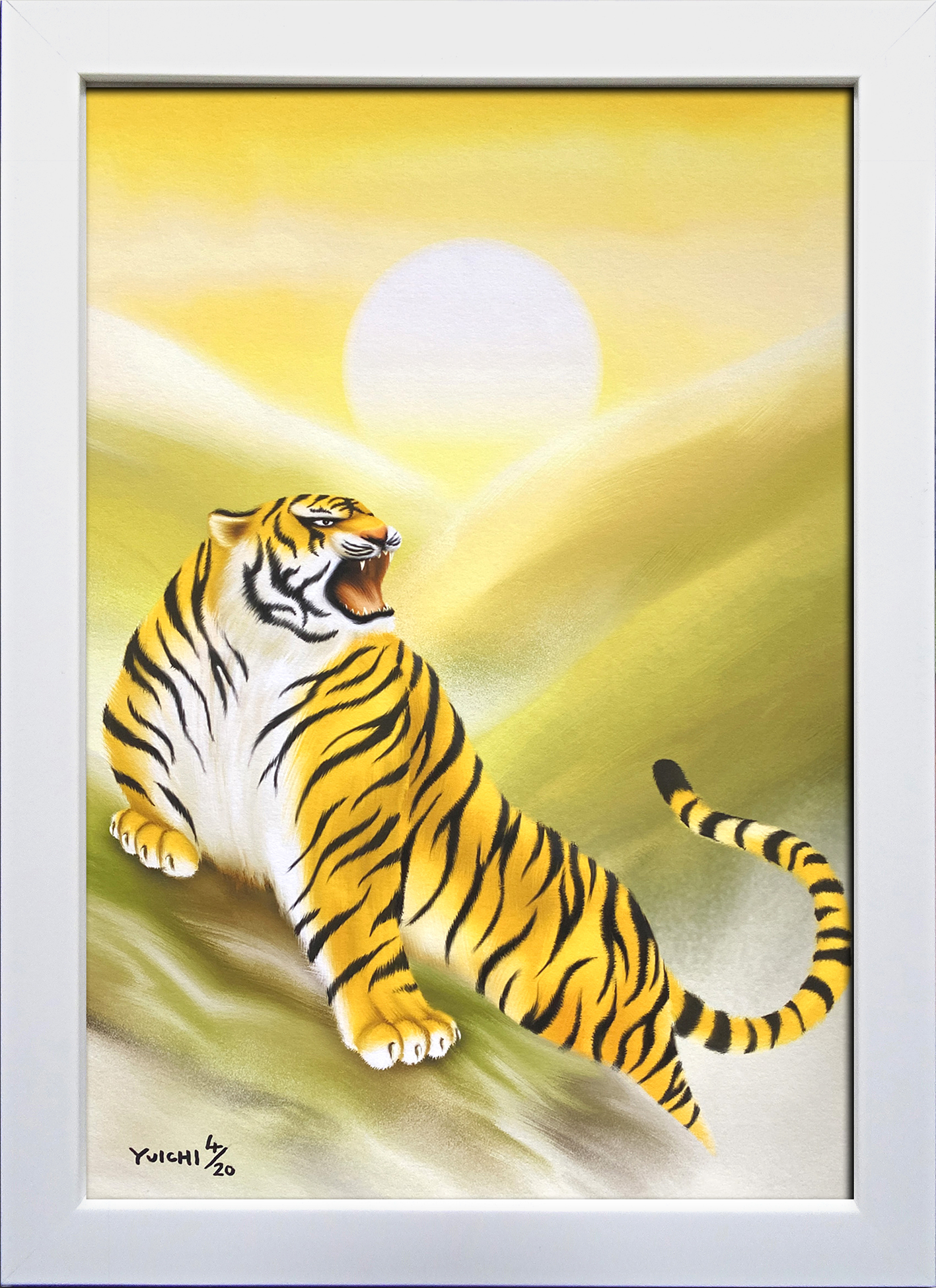 デジタル版画-猛虎図 | 佐藤雄一 ｜インテリア絵画 アートの専門通販