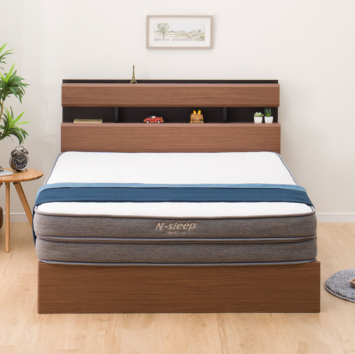 幅171cm] クイーンベッドフレーム（キエンザ MBR） ベッド ベッド