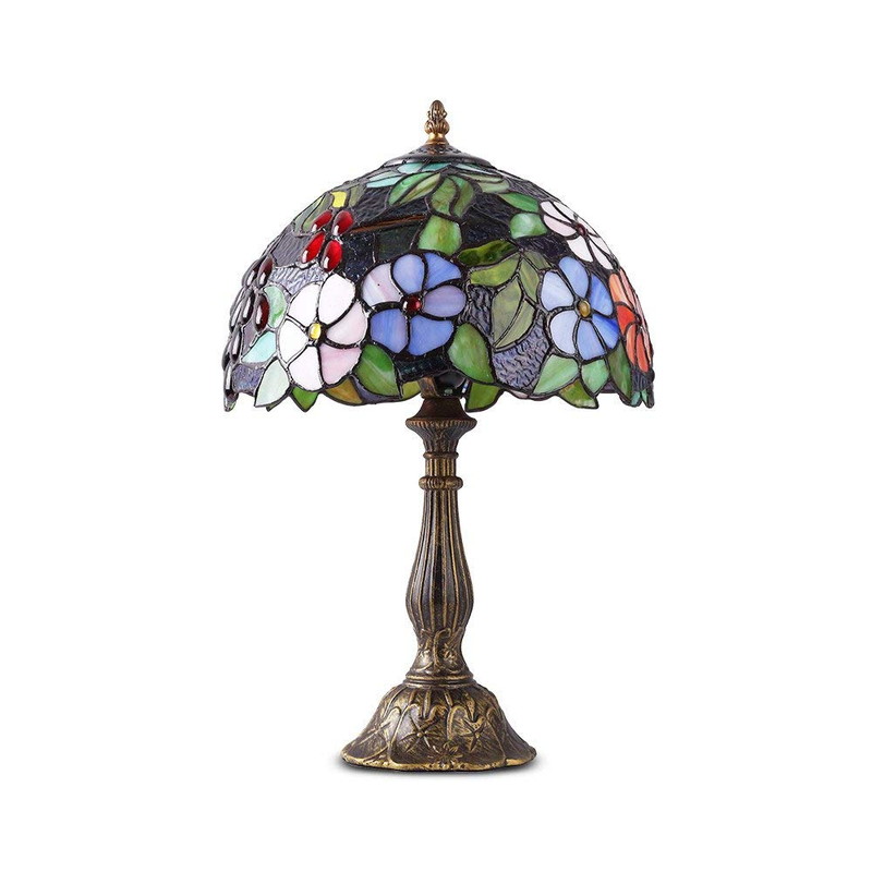 楽天市場】テーブルランプ ティファニー風 ライト ステンドグラス