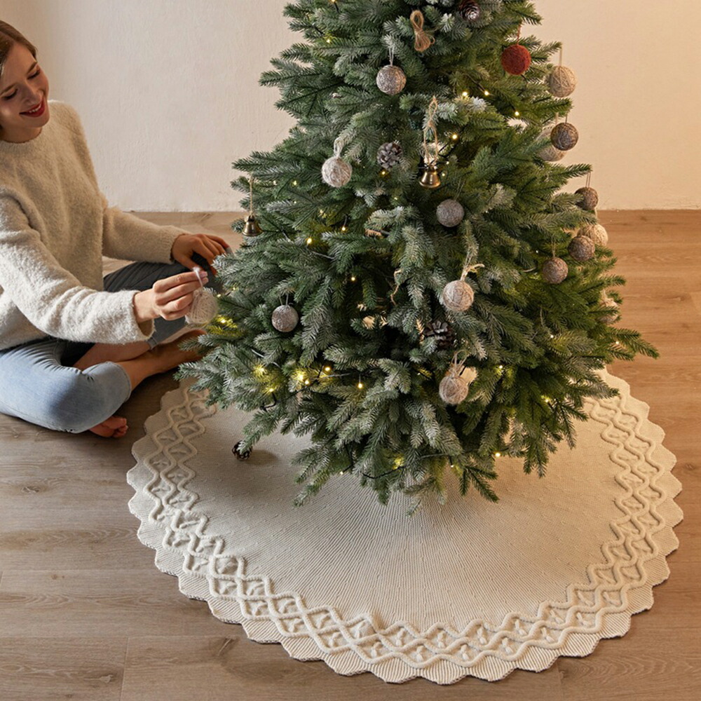 楽天市場】クリスマス ツリー スカート ツリー エプロン 飾り