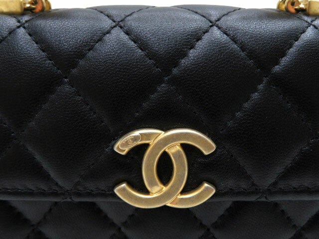 楽天市場】CHANEL シャネル トップハンドル ミニマトラッセ