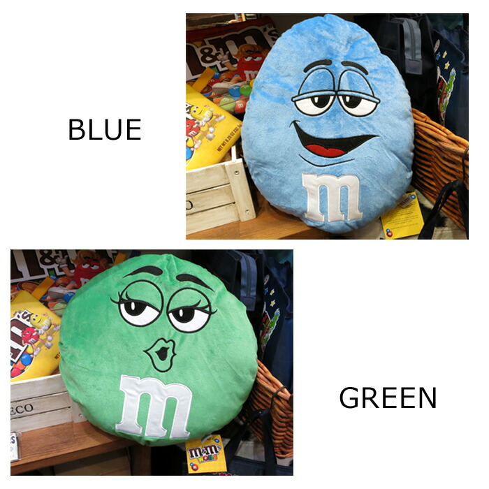 楽天市場】クッション m&m's エムアンドエムズ かわいい おしゃれ