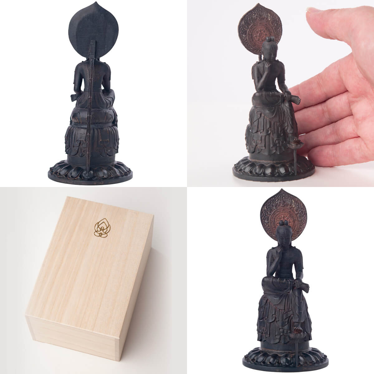 楽天市場】【安心のメーカー直営、直送】 極小仏『菩薩半跏像』現存