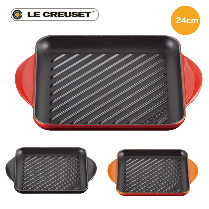 楽天市場】Le Creuset ル・クルーゼ スクエア・スキレットグリル 補助