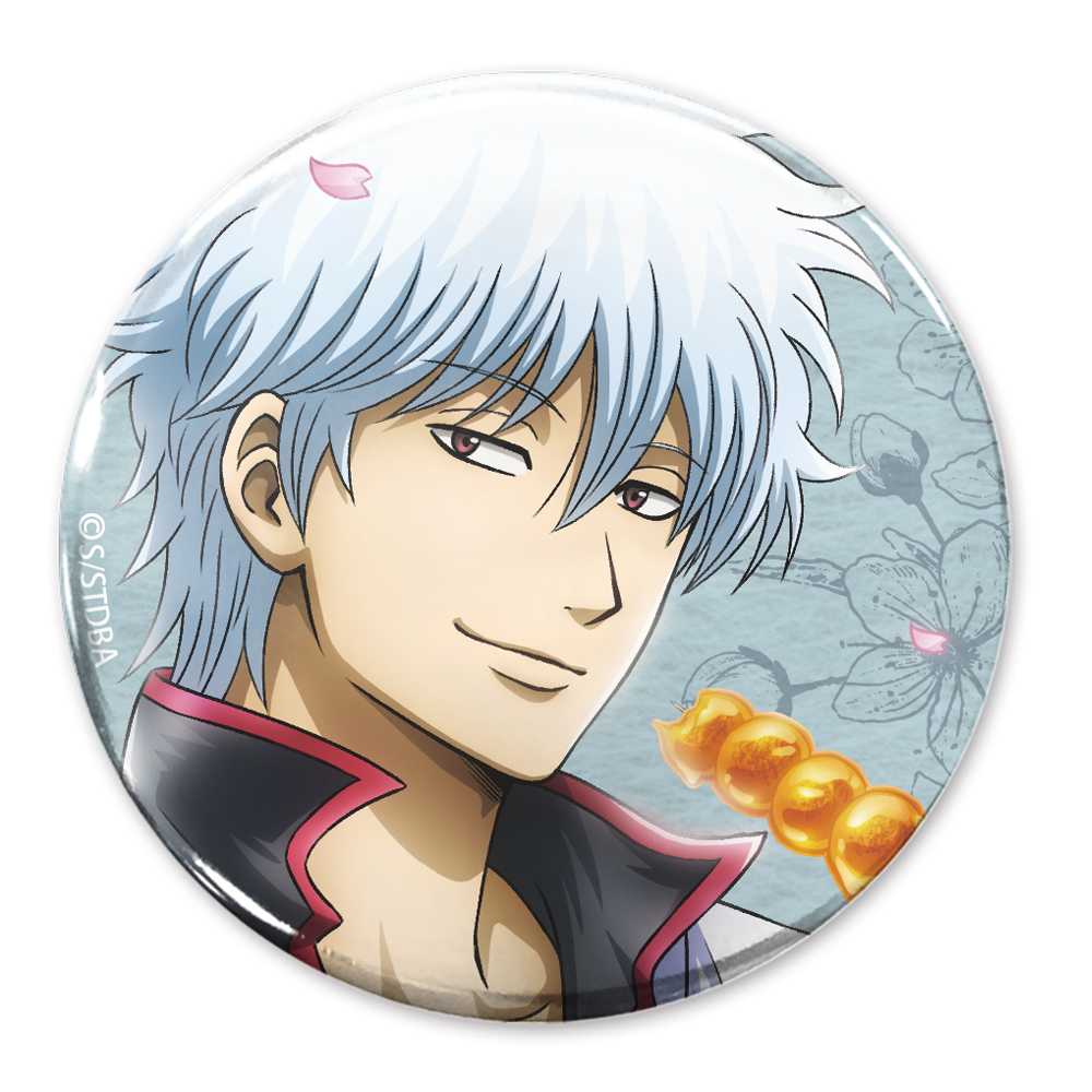 描き下ろし 坂田銀時 65mm缶バッジ 小窓から覗く景色Ver. [銀魂