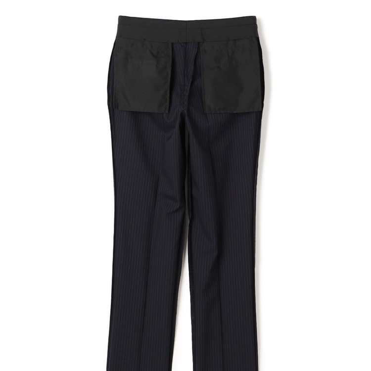 アウトレット】リサイクル素材使用 ストレッチダブルスーツ 紺