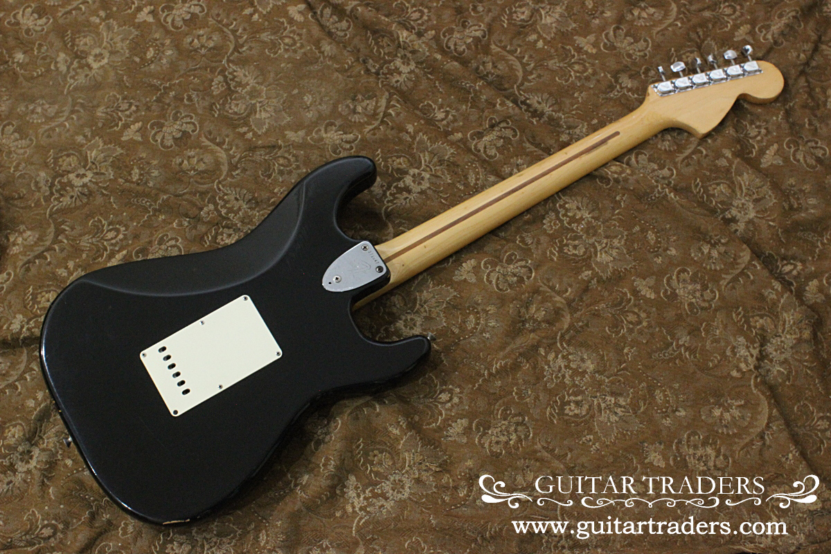 Fender 1972y Stratocaster Lefty Original Black Finish - GUITAR