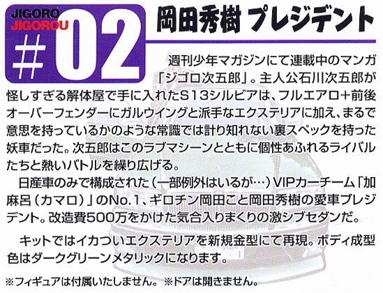 岡田秀樹 プレジデント (プラモデル) - ホビーサーチ カーモデル