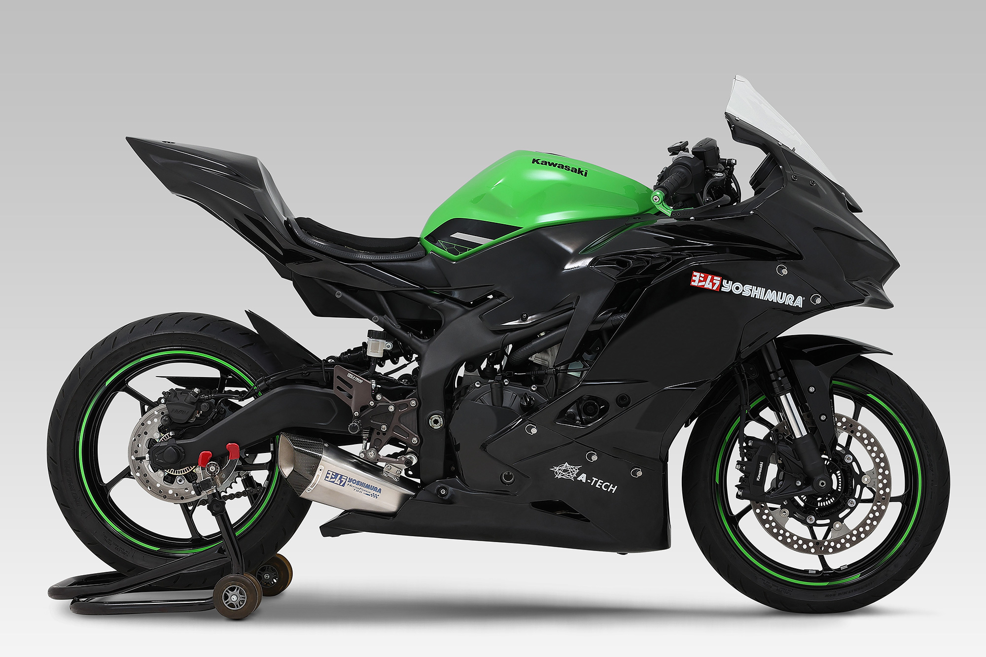 Ninja ZX-25R用ヨシムラレーシングマフラーHEPTA FORCE TSSが市販開始