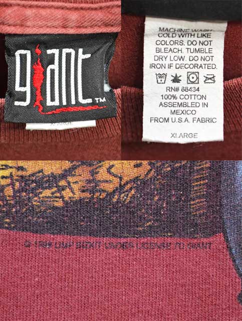 90's LIMP BIZKIT バンドTシャツ - used&vintage box Hi-smile