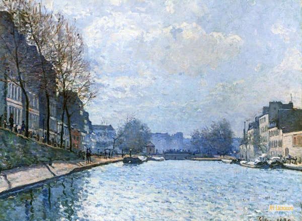 アルフレッド・シスレー（Alfred Sisley） - キャンバス上の有名な油絵