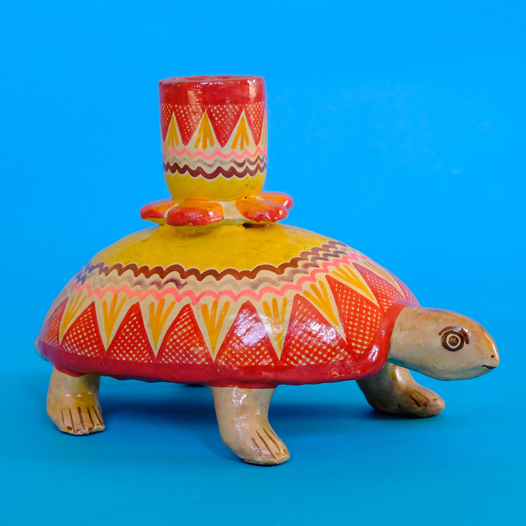 カメの置物 - LABRAVA [メキシコ 民芸 フォークアート 雑貨]