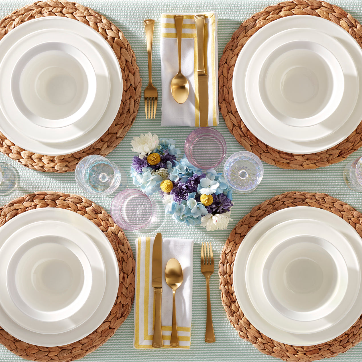 Portola Gold Satin 20 Piece Flatware Set – Lenox Corporation