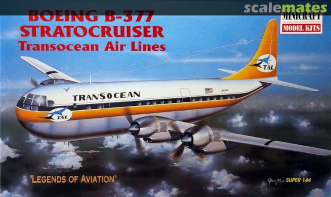 Boeing B-377 Stratocruiser, Minicraft Model Kits 14466 (2000)