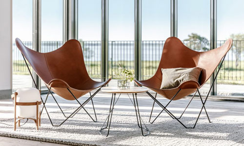 ビーケーエフ バタフライチェア マリポサ / ナチュラルCuero（キュエロ