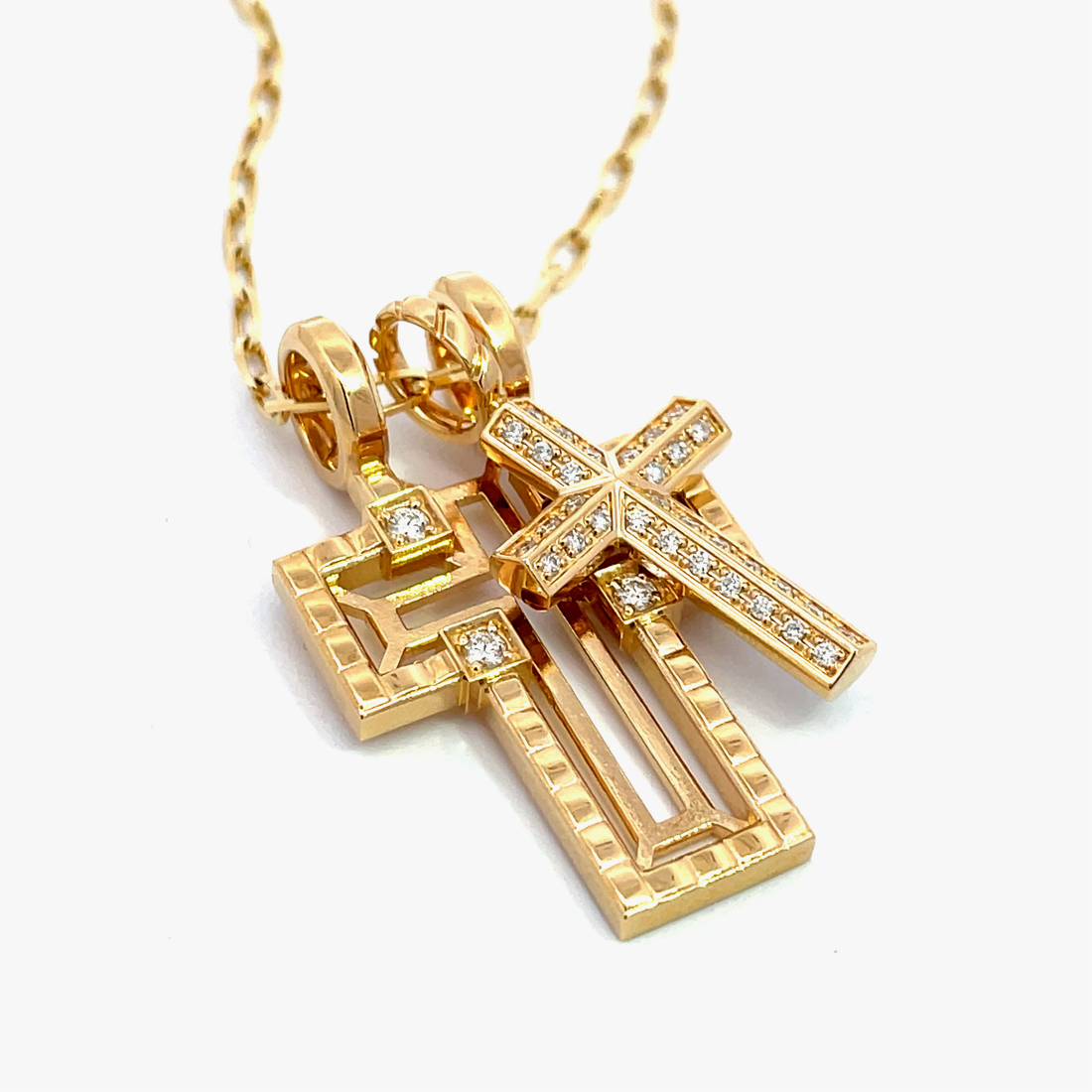 DIAMOND CROSS FRAME CHARM(5ZC0234)｜SJX公式ONLINE STORE