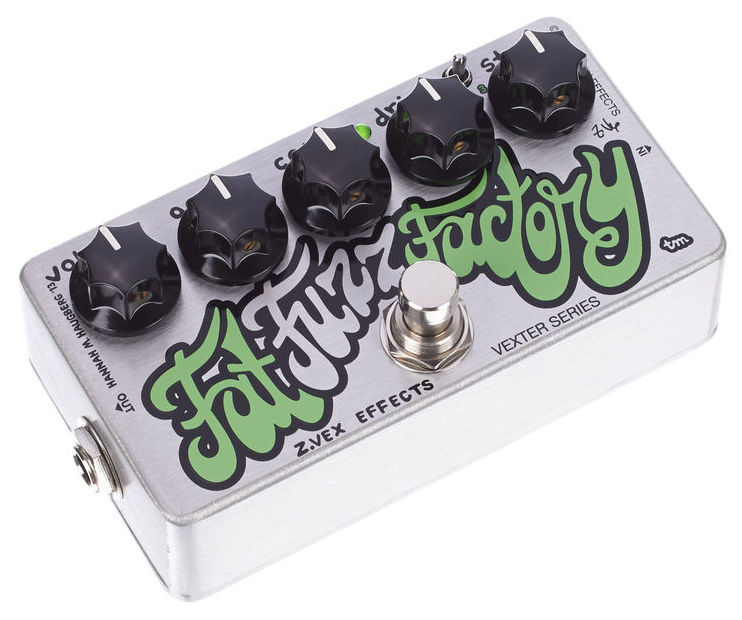 Zvex Fat Fuzz Factory Vexter Overdrive, distortion & fuzz effect pedal