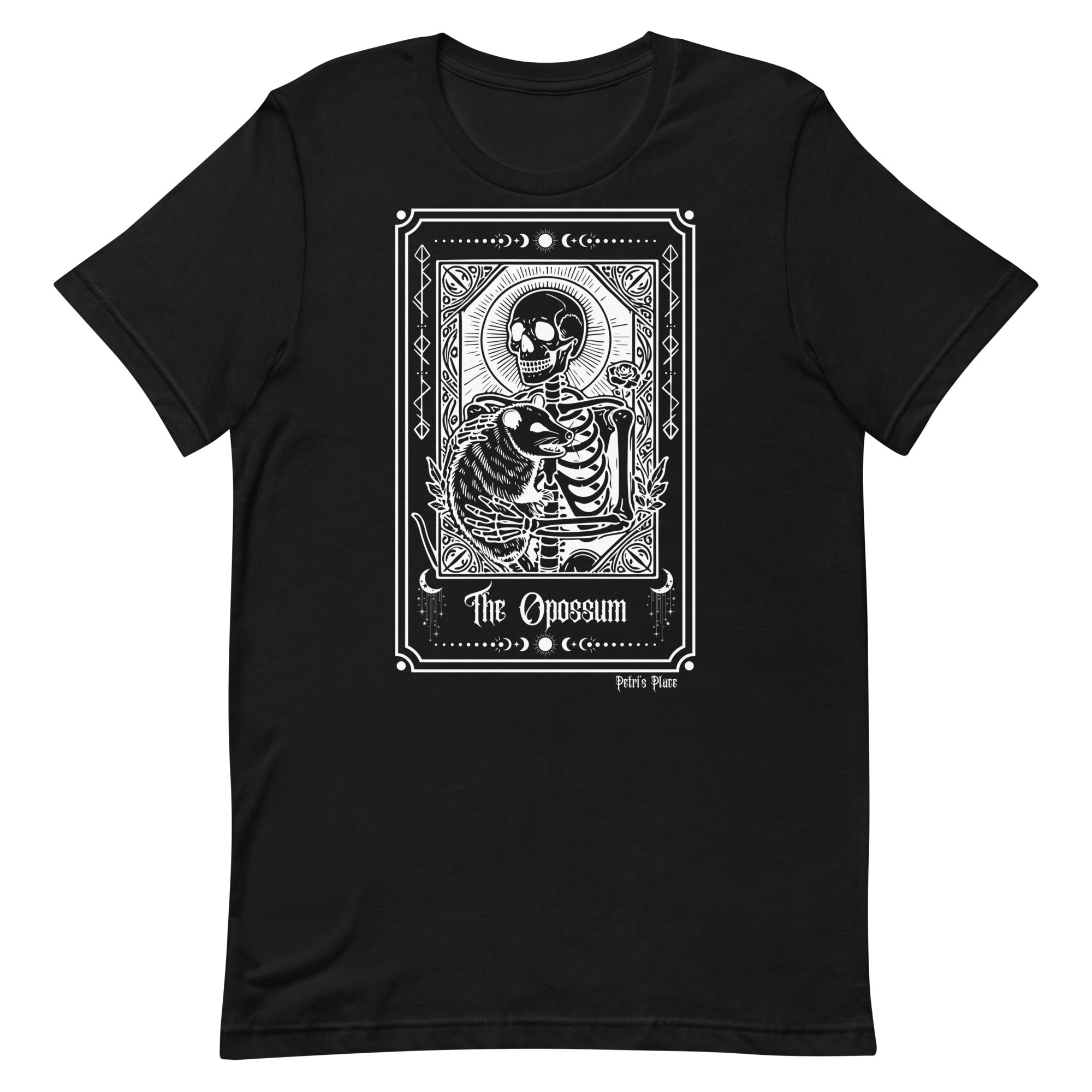 Skeleton & Opossum Tarot Unisex T-Shirt – Petri's Place