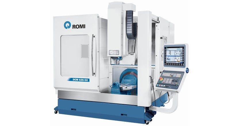 Romi DCM 620-5X 5-Axis Machining Center | DCM 620-5F 5-Axis
