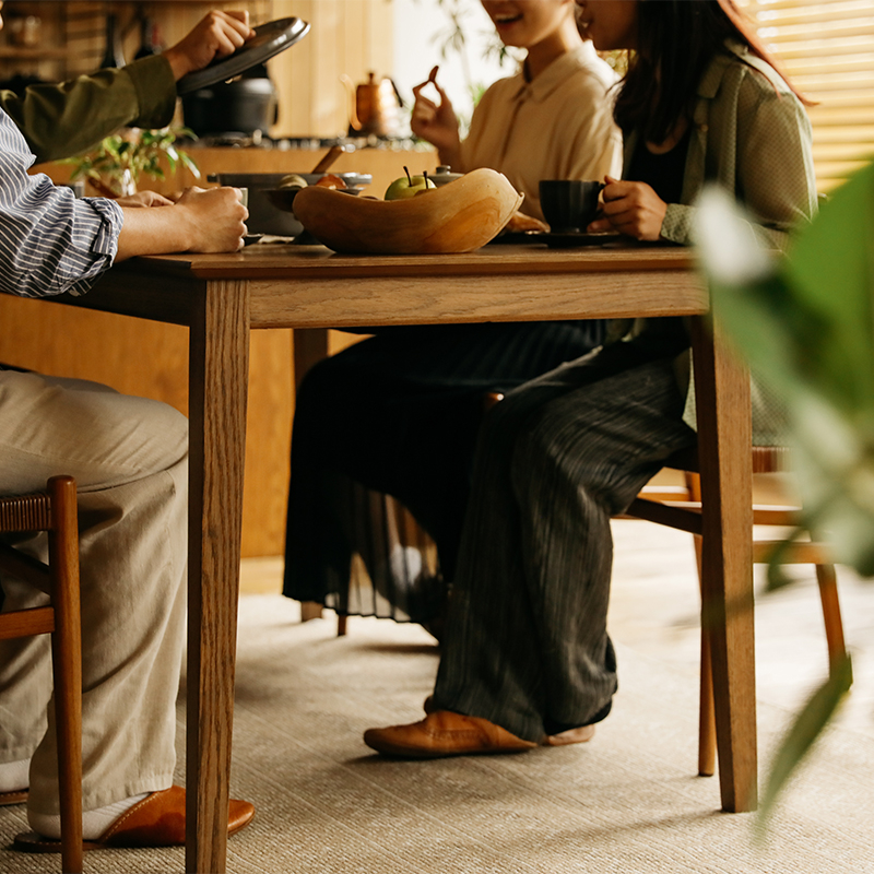 ダイニングこたつテーブル FAM／BR 長方形 ｜家具・インテリア通販 Re