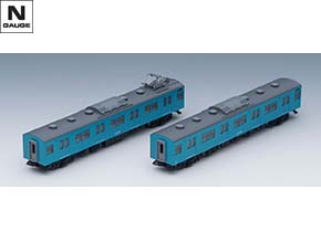 JR 103系通勤電車(JR西日本仕様・黒サッシ・スカイブルー)基本セット
