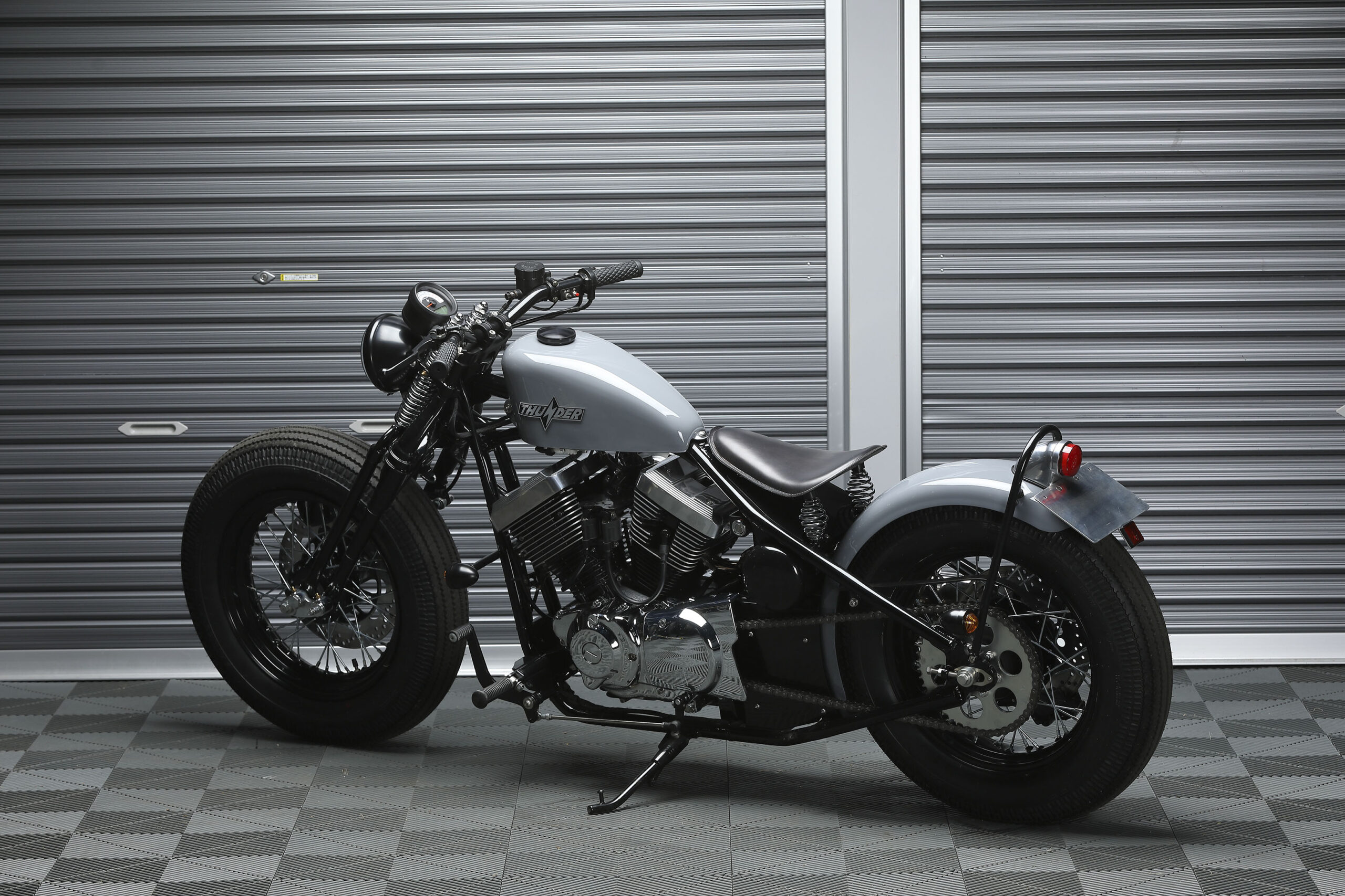 Hardtail Thunder250 detail - THUNDER MOTORCYCLES