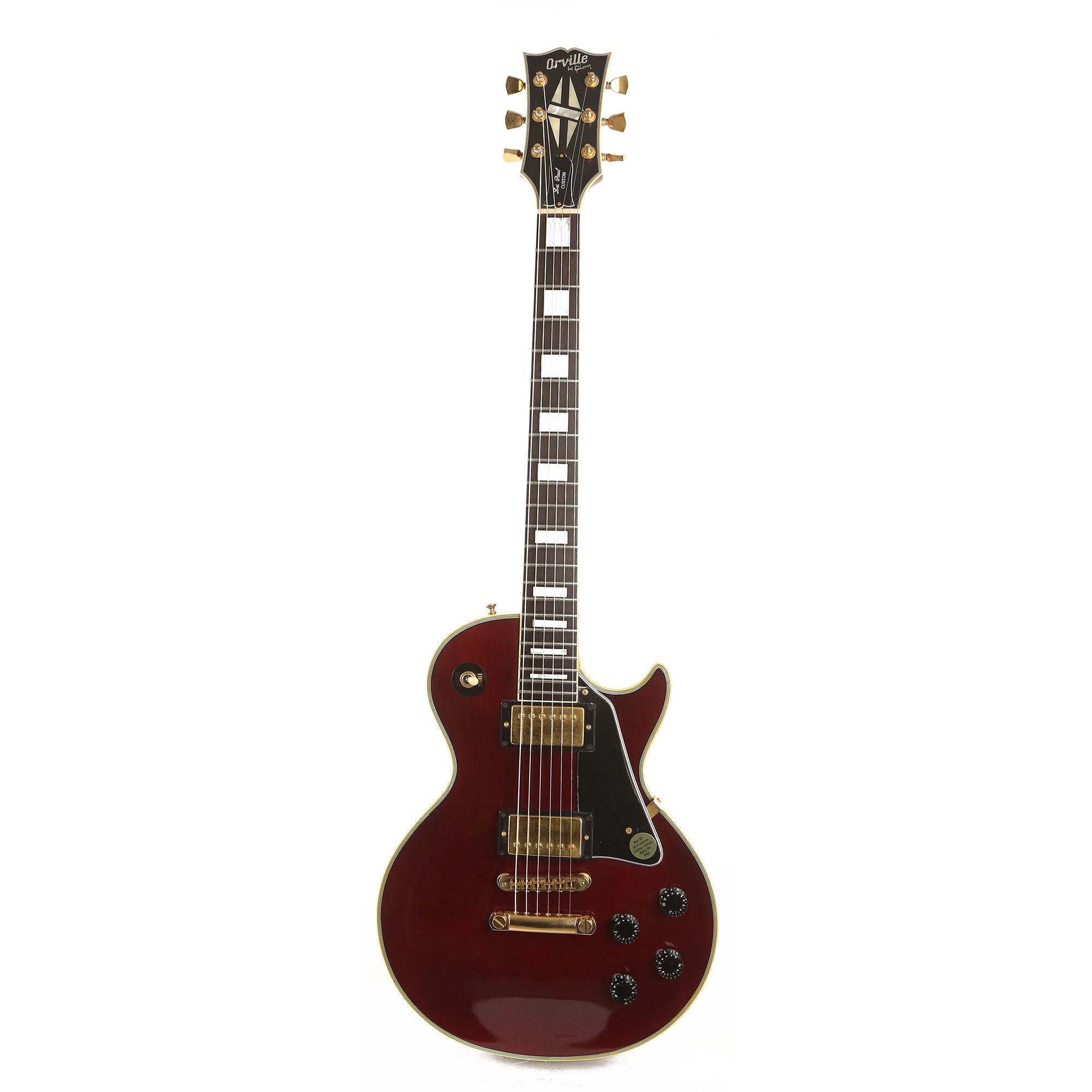 Orville by Gibson Les Paul Custom Wine Red | The Music Zoo