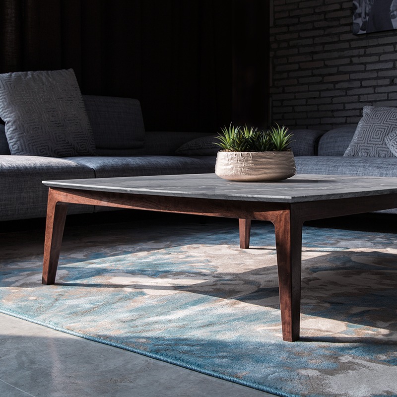 大理石のデザインコーヒーテーブル センターテーブル ローテーブル