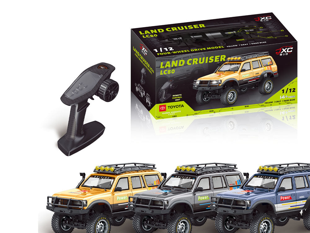 JXC 1:12 ランドクルーザー LC80 ラジコン 4WD クローラー オフロード