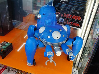 攻殻機動隊の人気キャラを再現、「1/8 タチコマ」の店頭販売がスタート