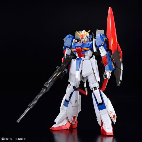 ガンダムベースにてガンプラ「ゼータガンダム」、「百式」、「ガンダム