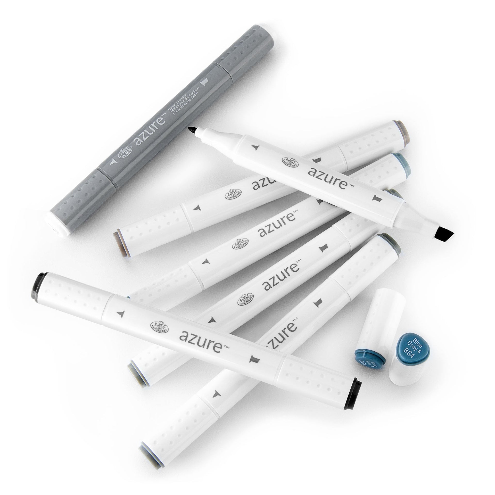RM-908STN | Azure™ 7pc Stone Color Marker Set – Royal & Langnickel