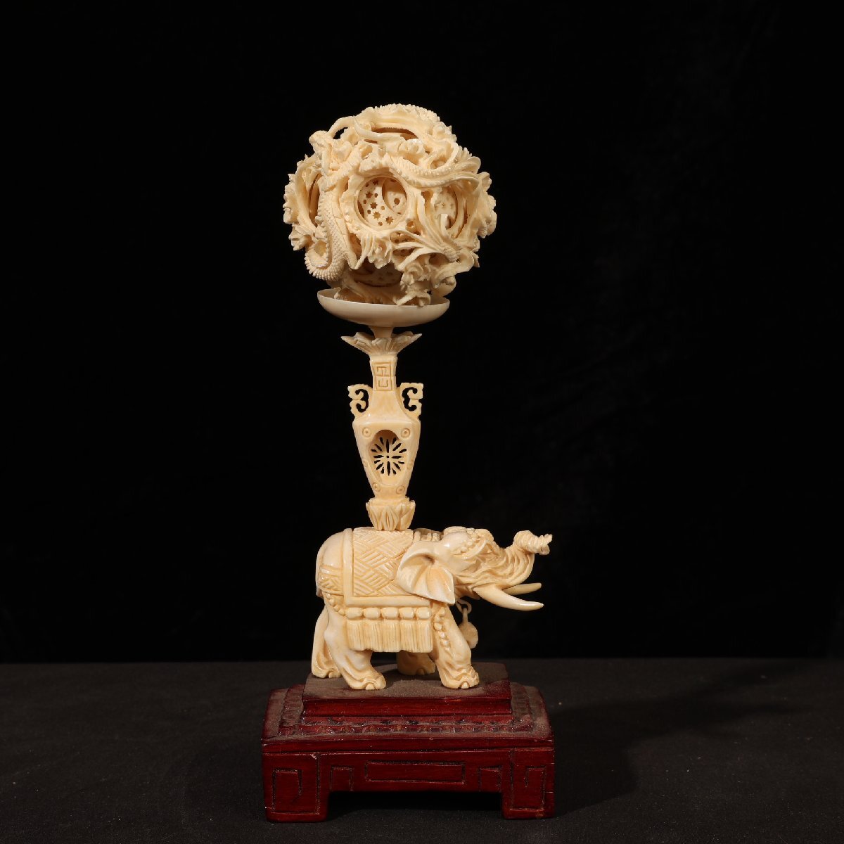 Yahoo!オークション -「象牙多層球」(東洋彫刻) (彫刻、オブジェ)の