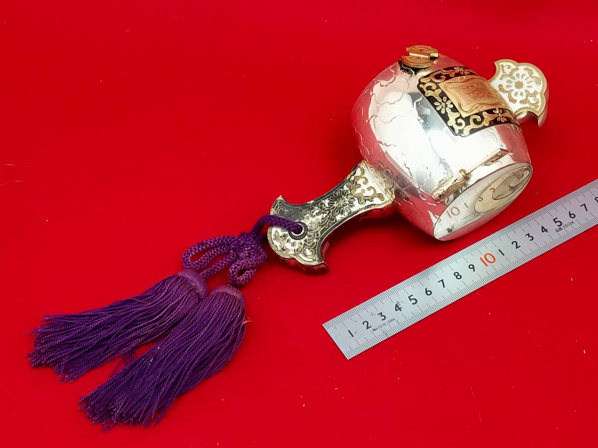 Yahoo!オークション -「小槌」(置物) (銀製)の落札相場・落札価格