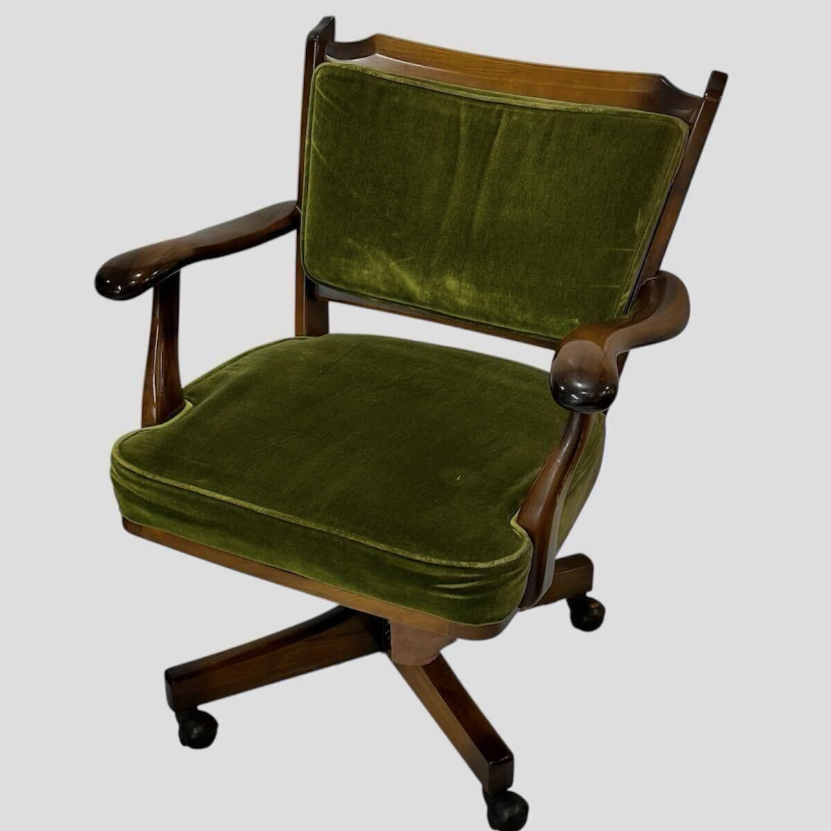 Yahoo!オークション -「カリモク コロニアル デスクチェア」の落札相場