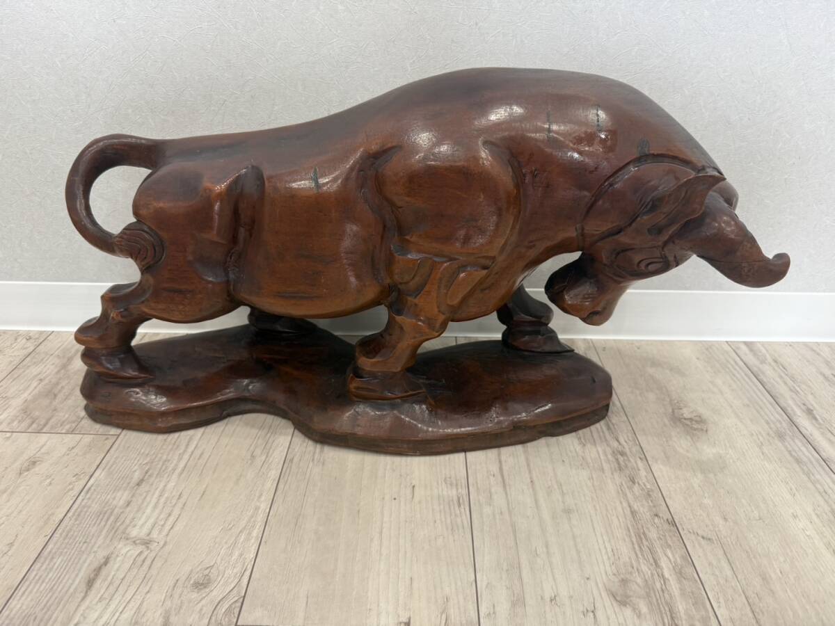 Yahoo!オークション -「牛 置物」(木工、竹工芸) (工芸品)の落札相場