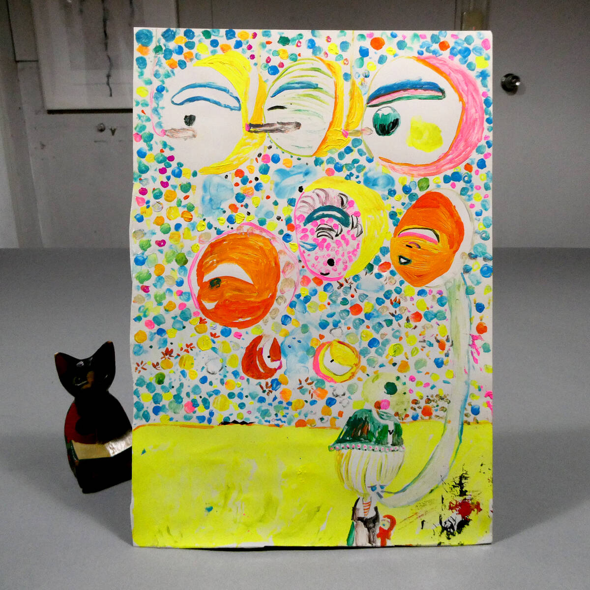 Yahoo!オークション - 斎藤与里 自筆肉筆 真作 水彩画作品 直筆サイン