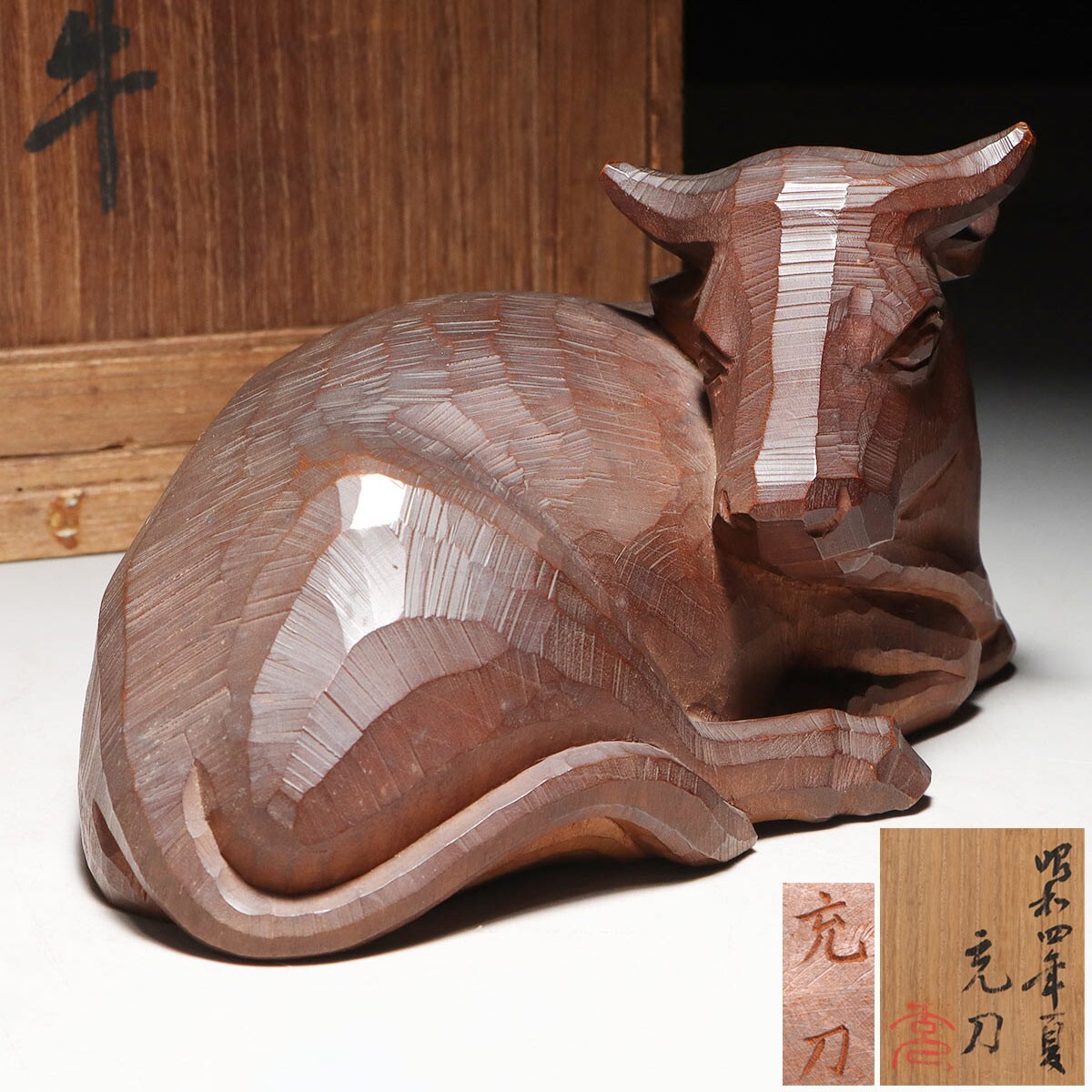 2026年最新】Yahoo!オークション -彫刻 木彫 牛の中古品・新品・未使用