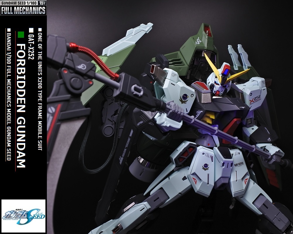 Yahoo!オークション - FULL MECHANICS 1/100フォビドゥンガンダム 塗