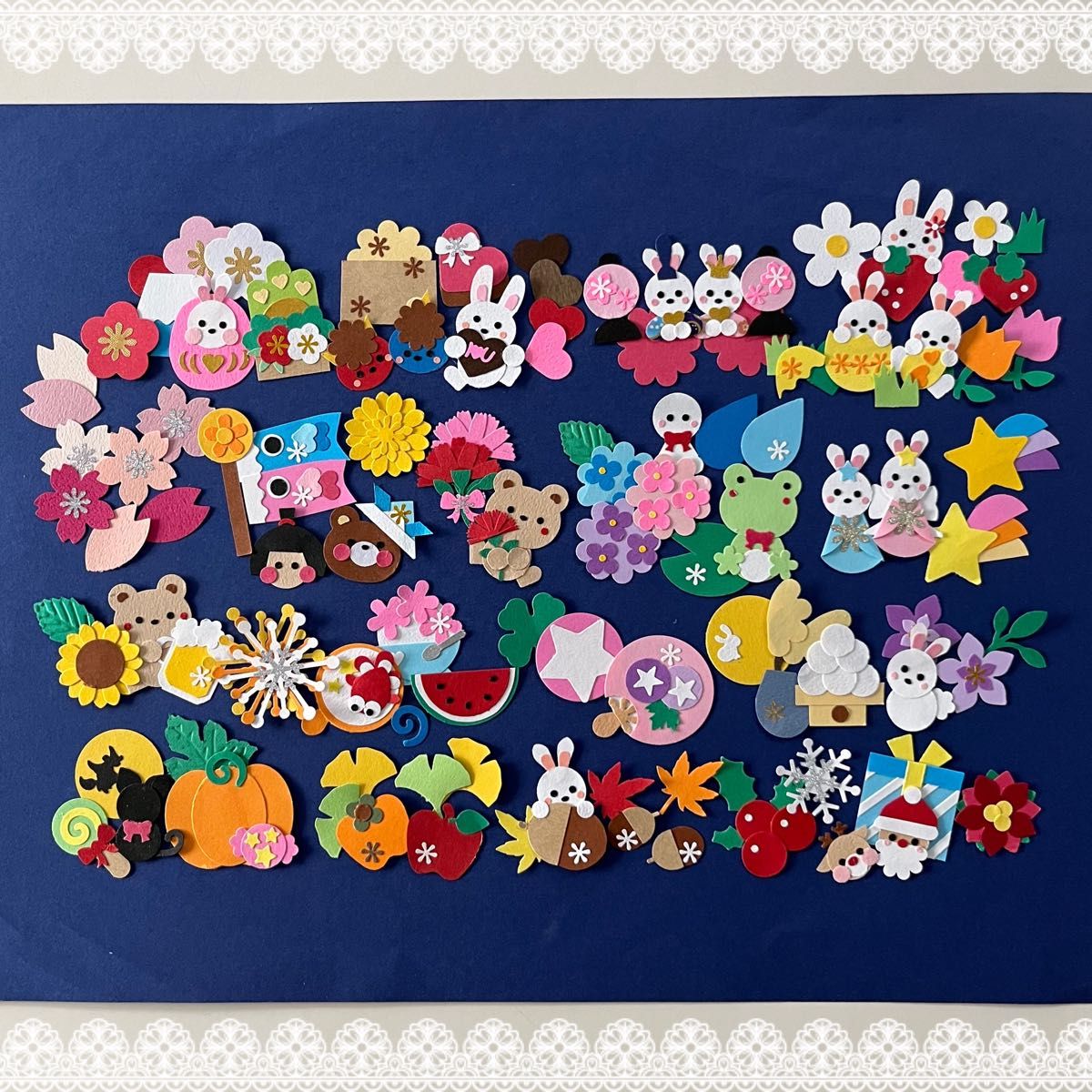 クラフトパンチ クラフト アルバム・壁面 季節 12ヶ月・春夏秋冬