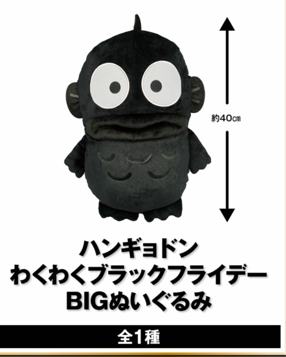 追加】ハンギョドン サンリオ わくわくブラックフライデー BIG