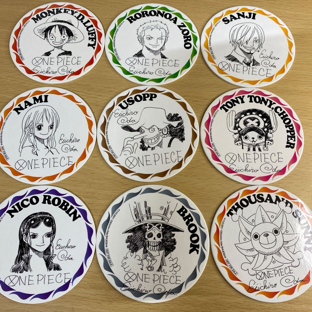 夏コミ2011ワンピースコースター非売品9種｜Yahoo!フリマ（旧PayPay