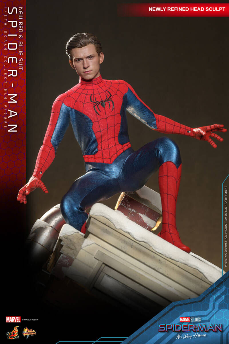 Yahoo!オークション - ホットトイズ 1/6 スパイダーマン ニュー・レッ