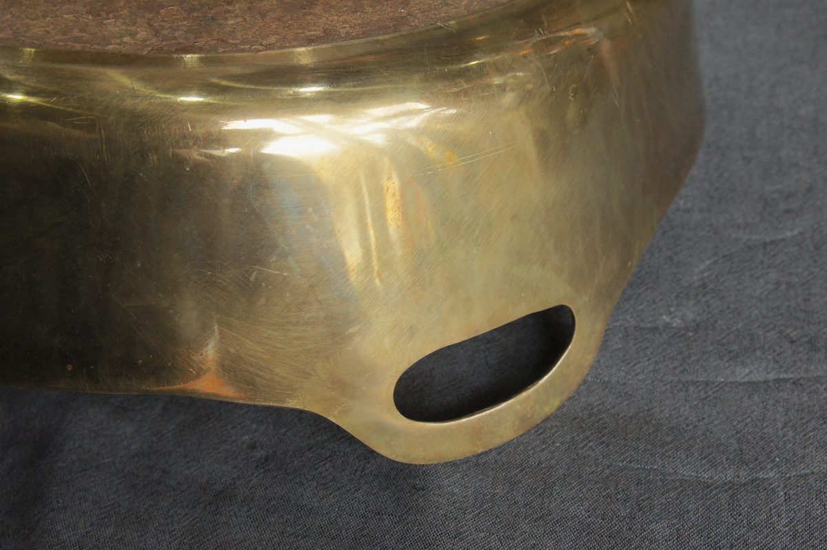 送料込み 生産完了品 平井鋳造所 砲金 天ぷら鍋 直径39 5cm 3 5kg