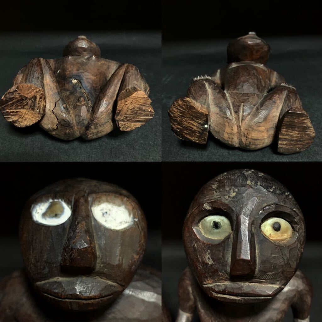 Yahoo!オークション - トコベイ人形 パラオ 男女 2体 木彫り 民族美術